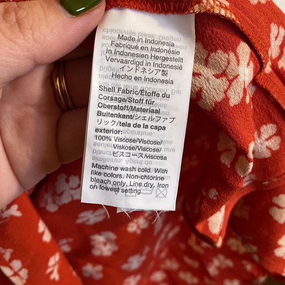 Madewell Faux Wrap floral skirt - Picture 4 of 4